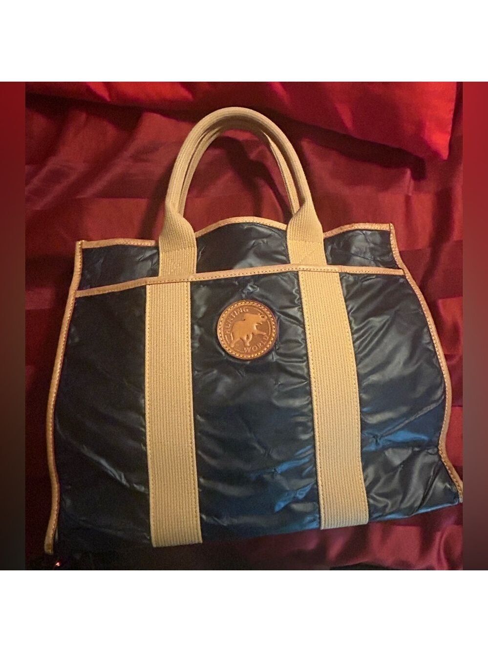 Hunting world tote bag
